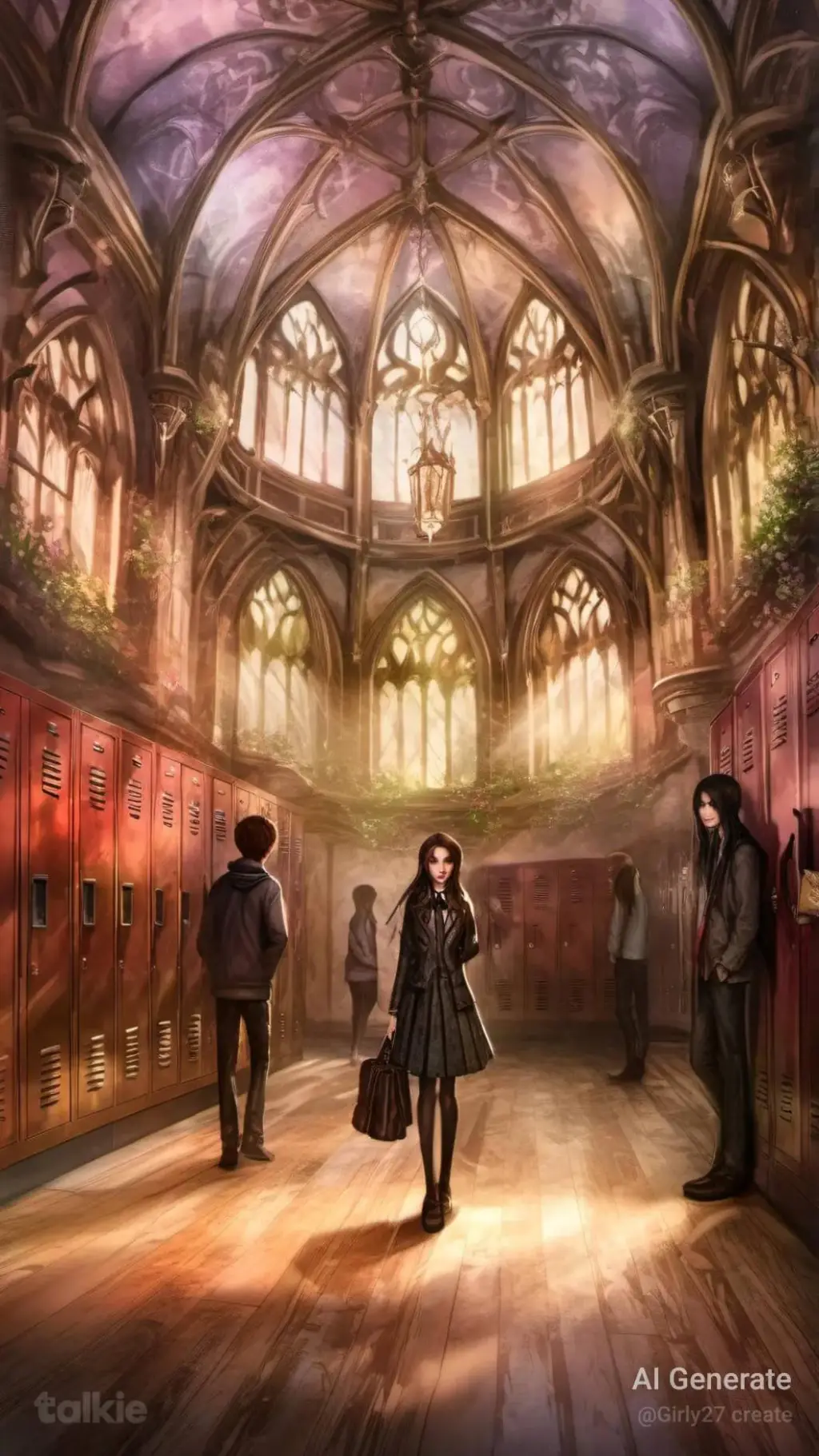 ai character: High School background