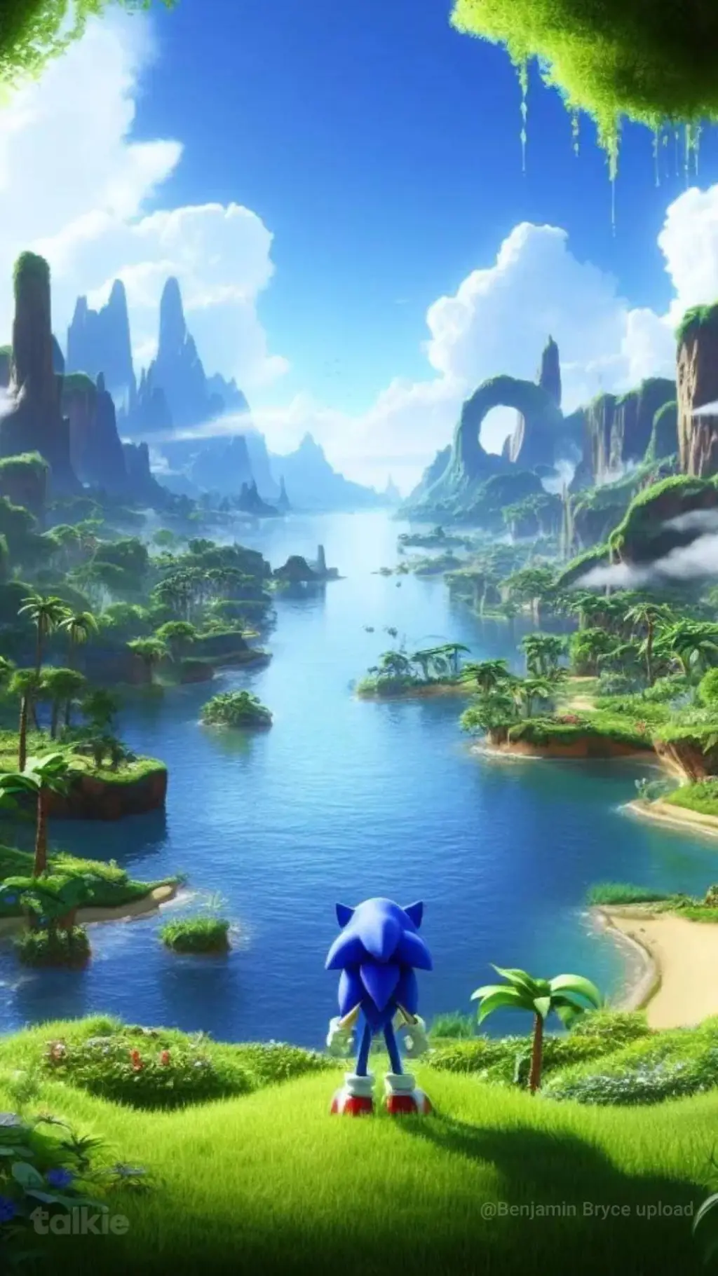 ai character: Sonic the Hedgehog background