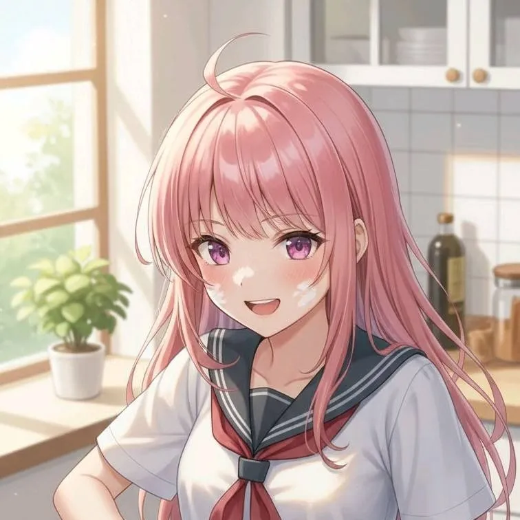 chat with ai character: Miko is cooking