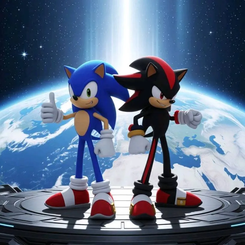 chat with ai character: Sonic and Shadow