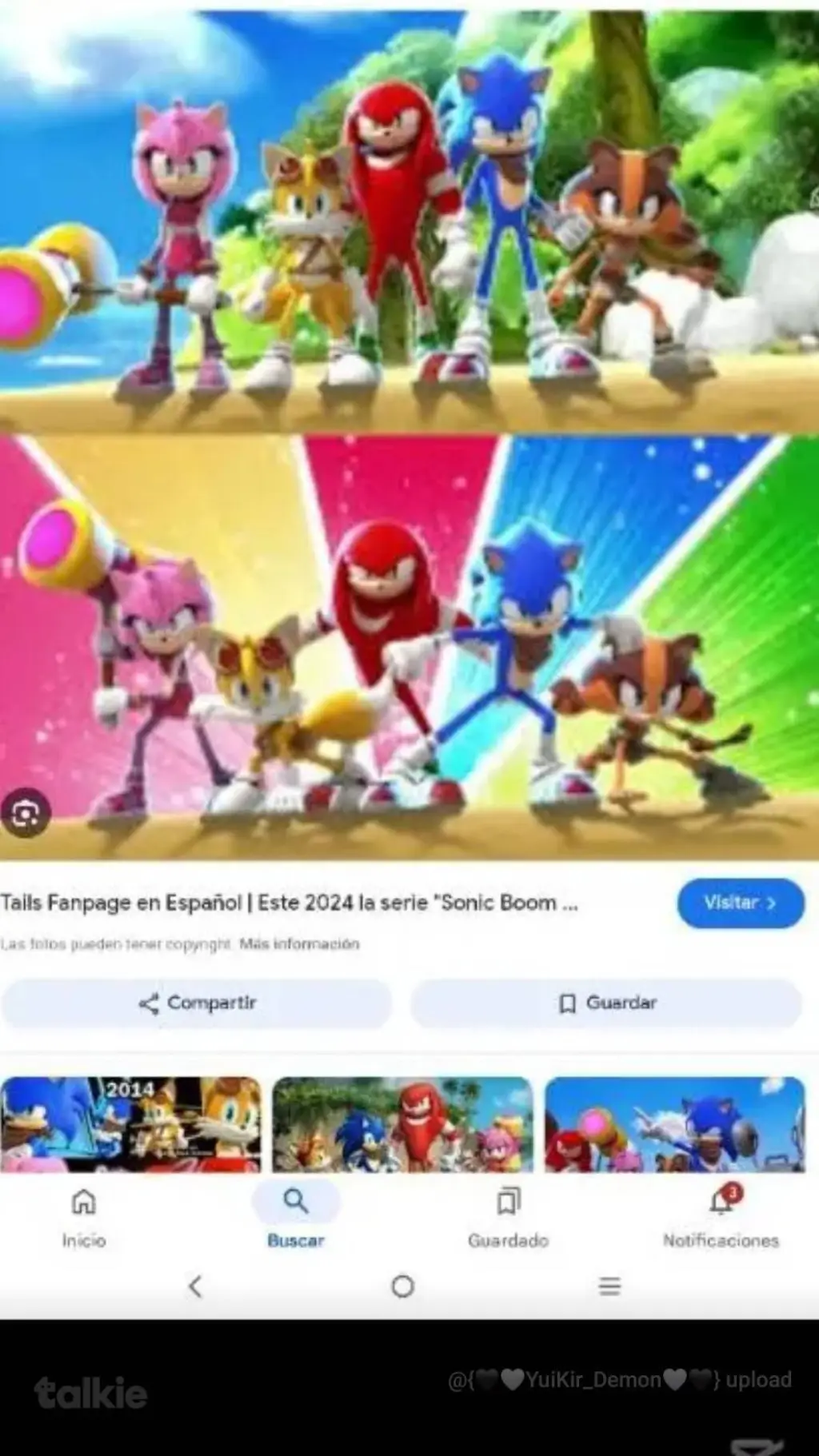 ai character: Sonic Boom 3 background