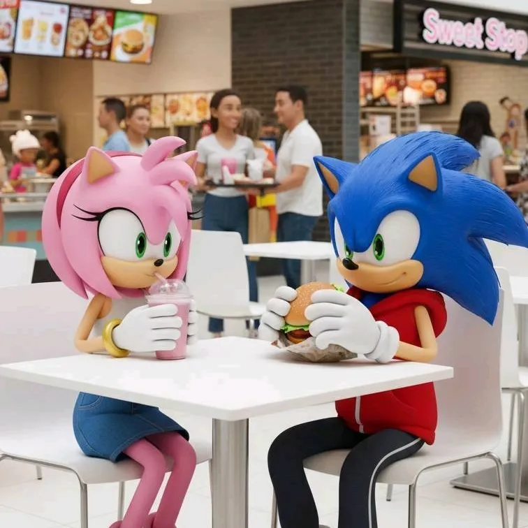 chat with ai character: Amy and Sonic