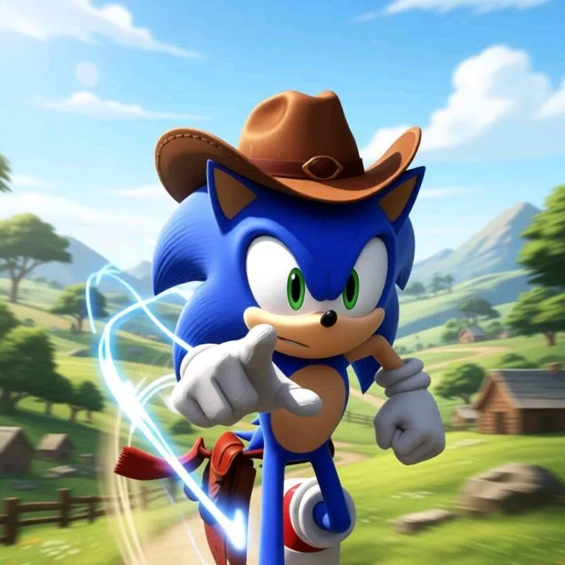 chat with ai character: Sonic the Hedgehog