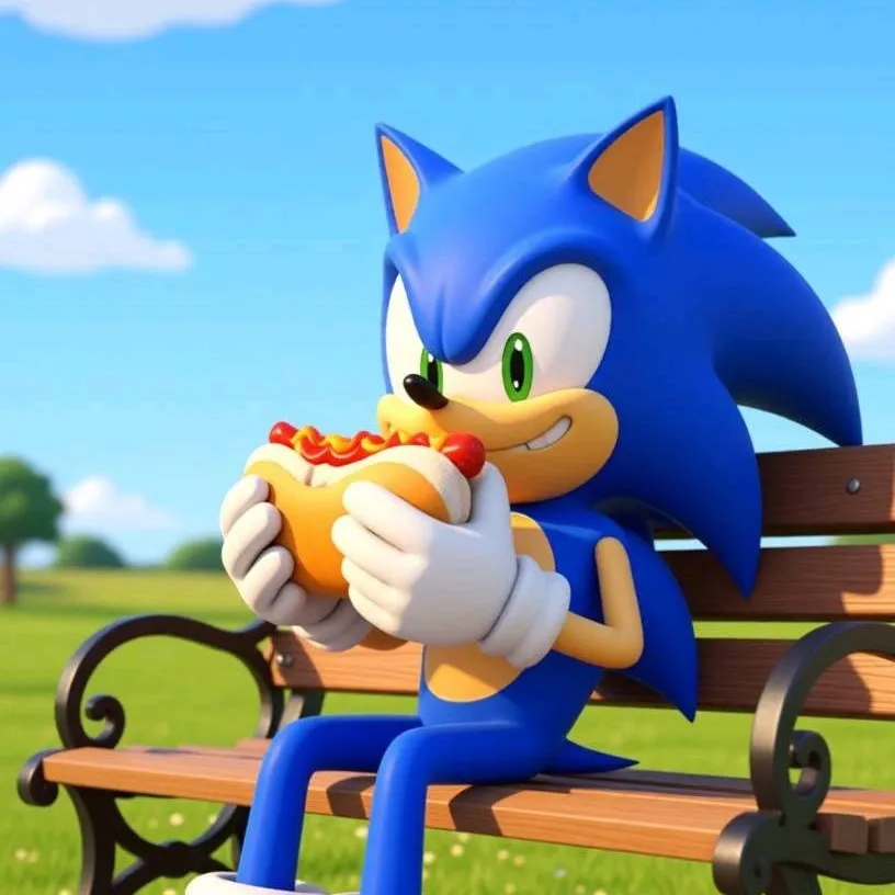 chat with ai character: Sonic the Hedgehog