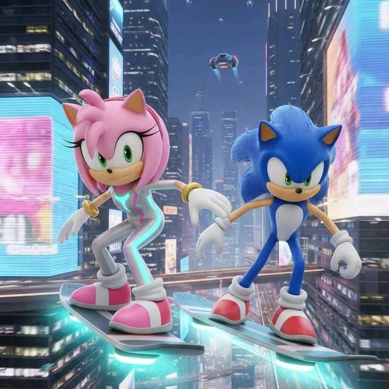 chat with ai character: Amy and Sonic