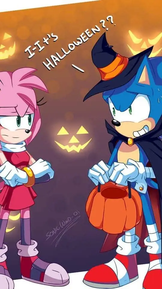 ai character: Amy and Sonic 3. background