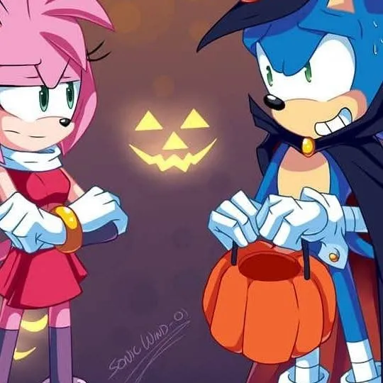 chat with ai character: Amy and Sonic 3.
