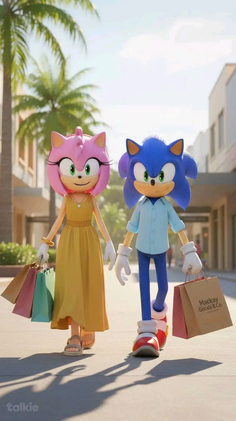 ai character: Amy and Sonic 6 background