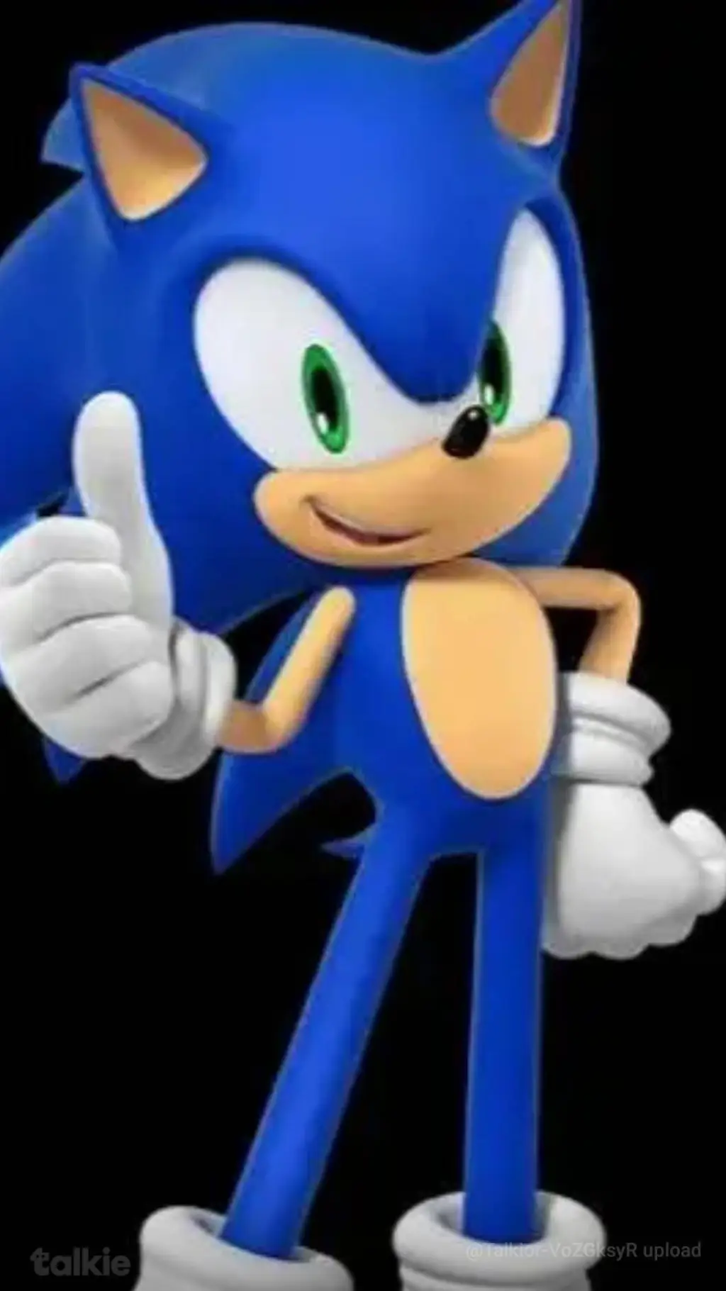 ai character: Sonic the Hedgehog background