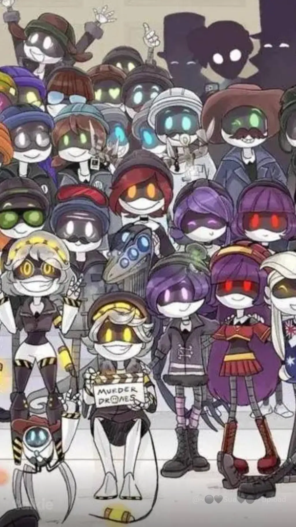 ai character: Murder Drones background