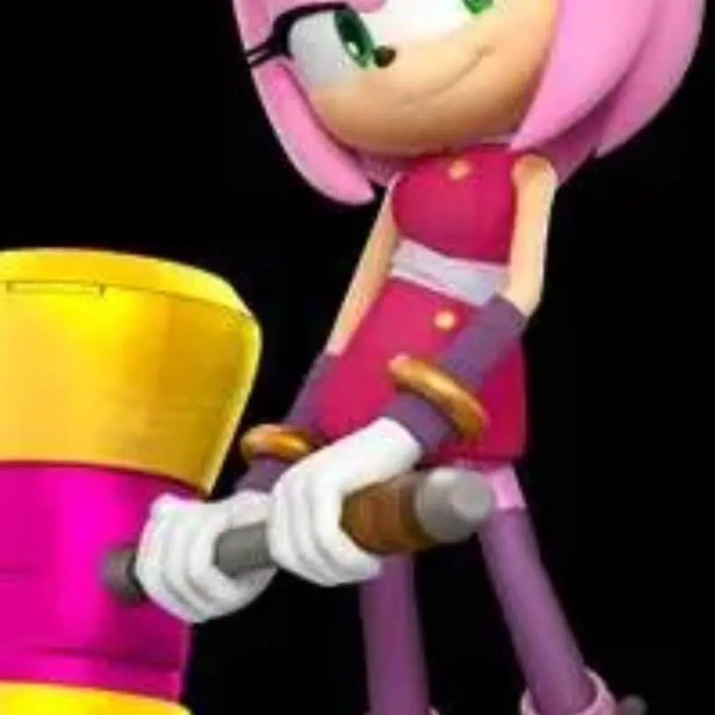 chat with ai character: Boom Amy Rose!