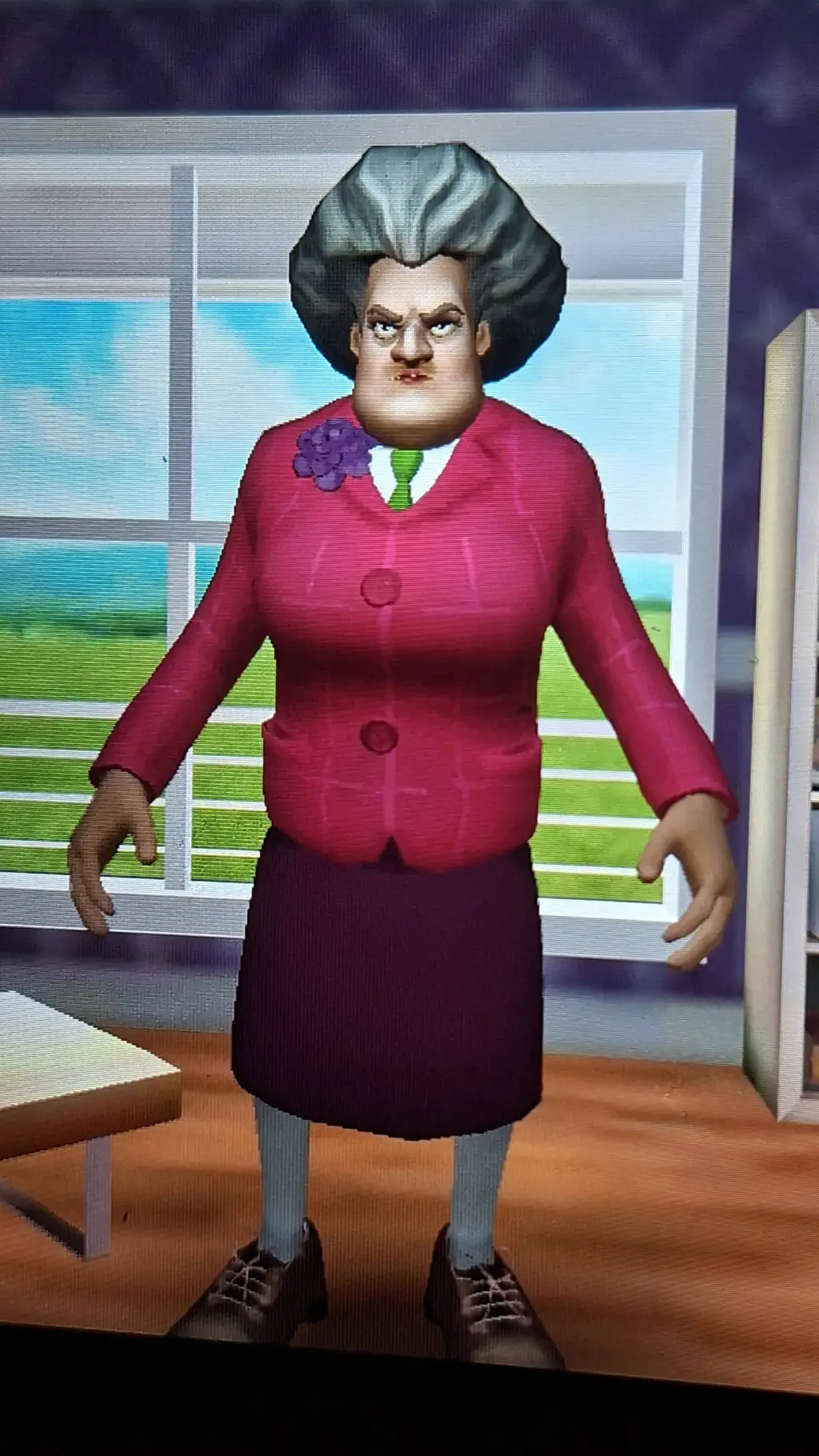 ai character: Miss T background