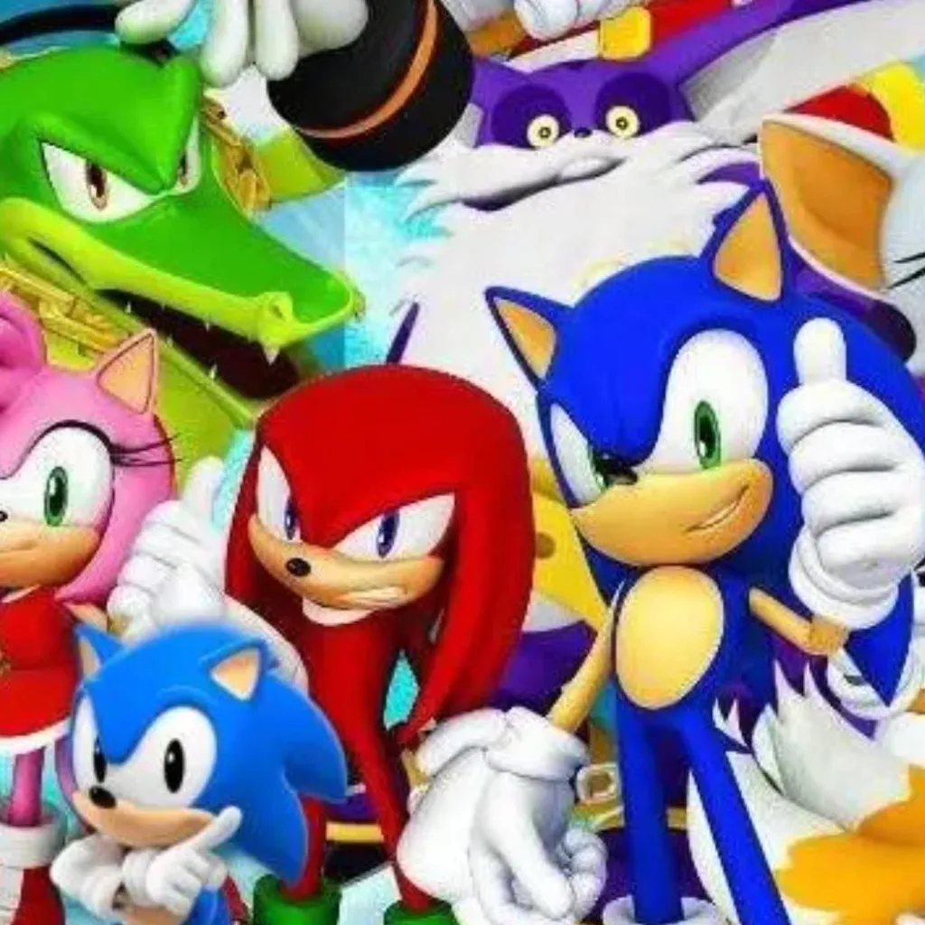 chat with ai character: Sonic and his gang