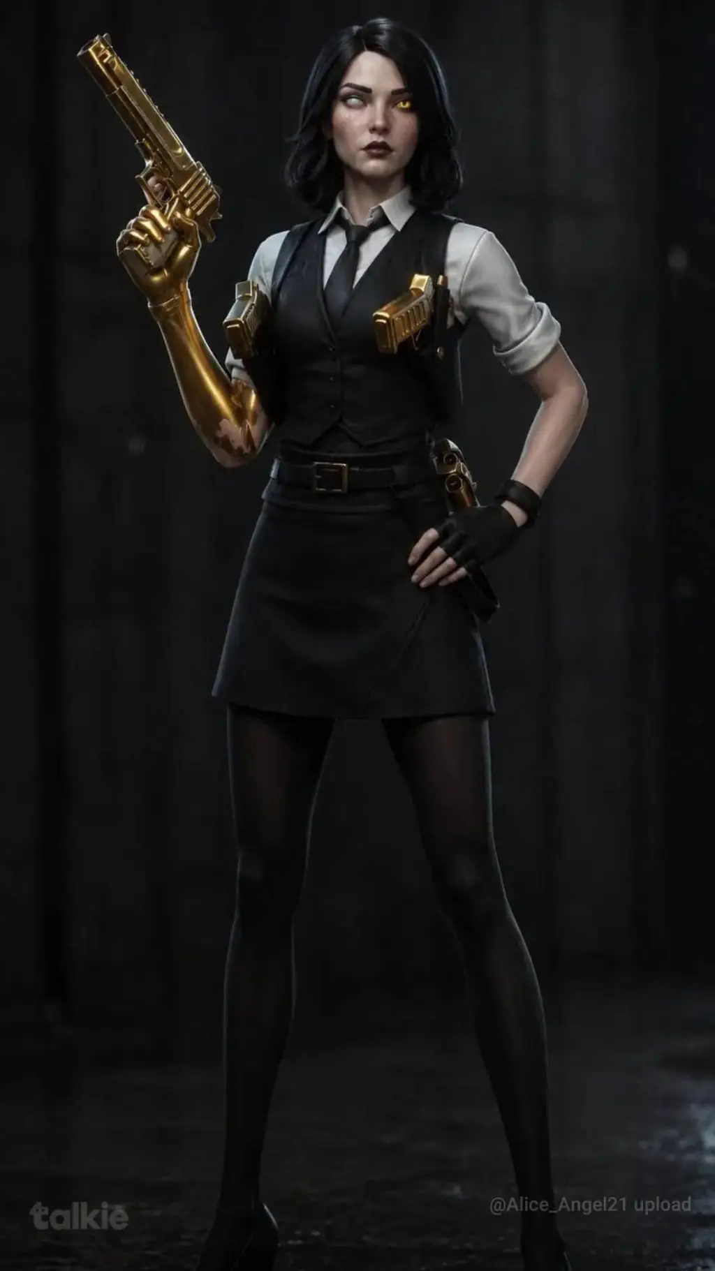 ai character: Marigold background