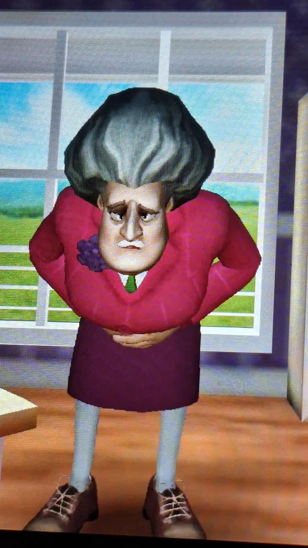 ai character: Miss T background