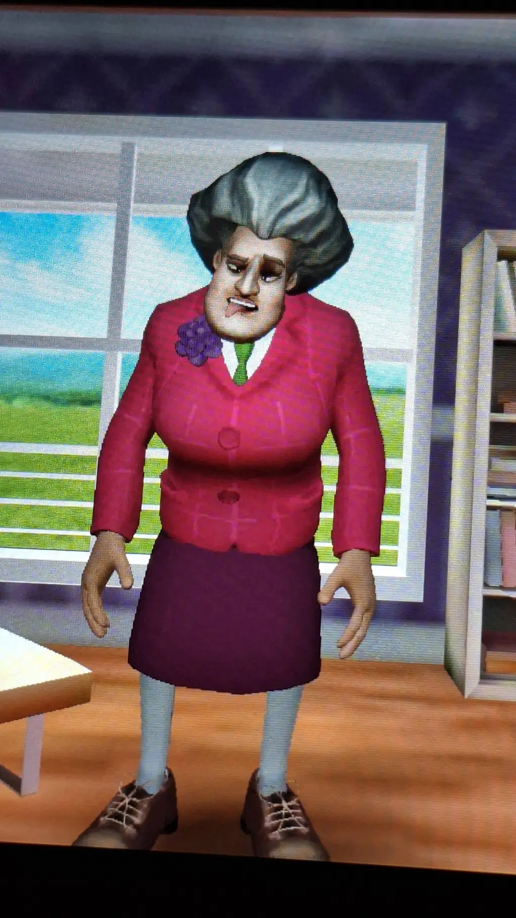 ai character: Miss T background