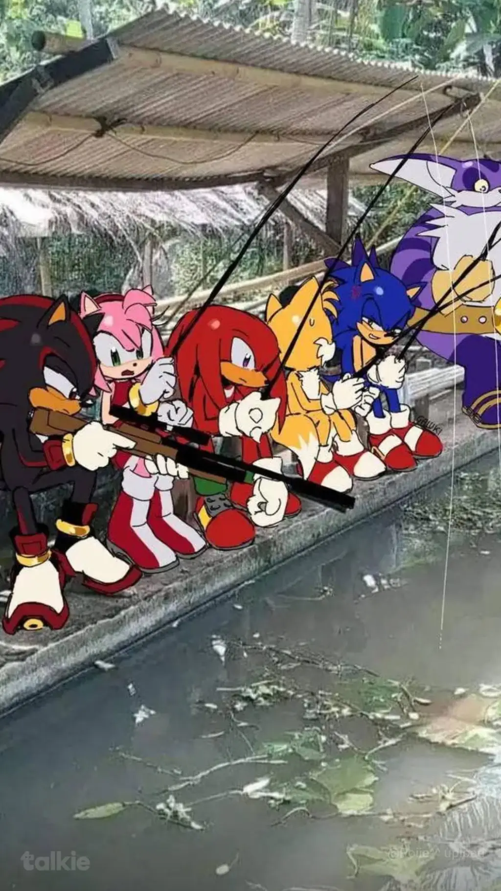 Talkie AI - Chat with Sonic RP Fishing!!
