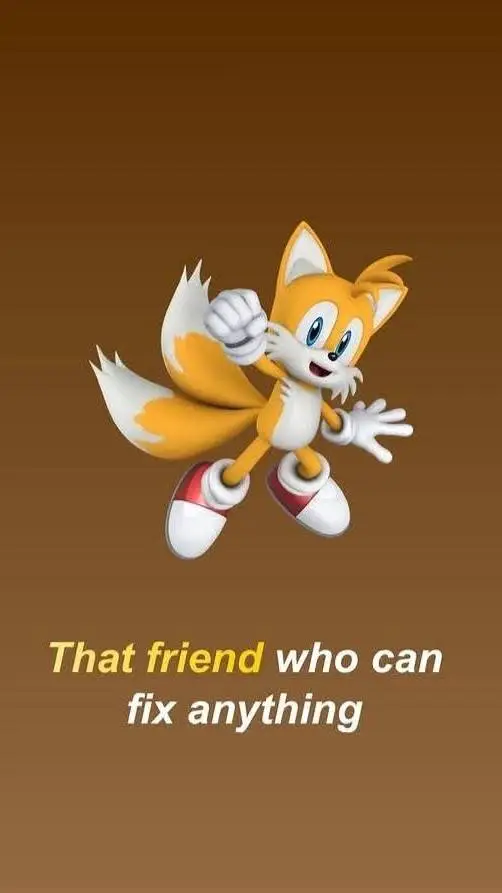 ai character: Tails the Fox background