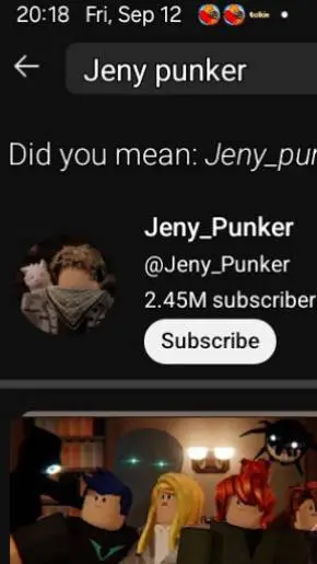 ai character: Jeny_Punker background