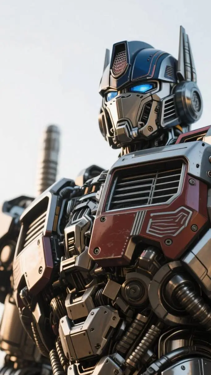 ai character: Optimus prime  background