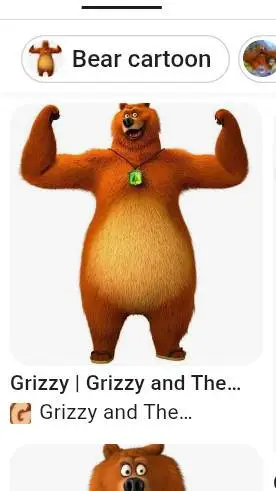 ai character: Grizzly Bear background