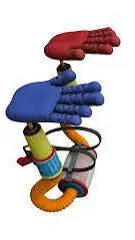 ai character: grabpack background