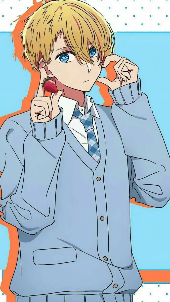 ai character: Aqua background