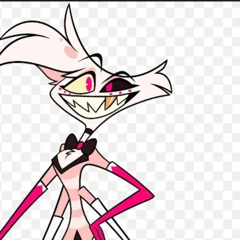 chat with ai character: angel dust AU