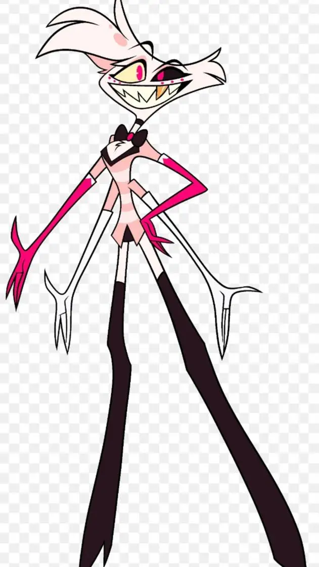 ai character: angel dust90 background