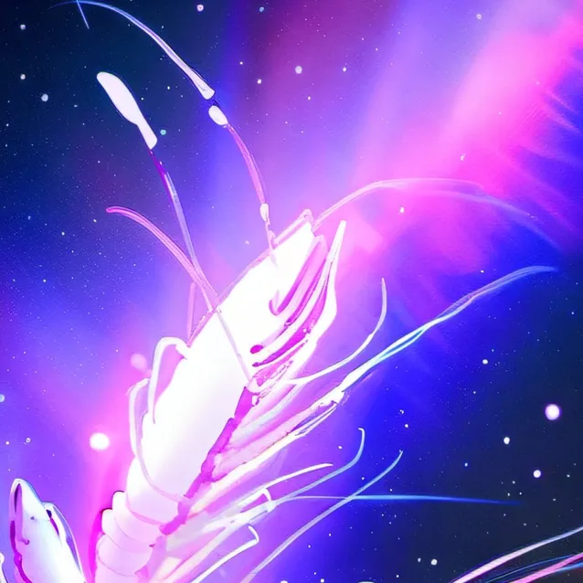 chat with ai character: Shrimpo plushie