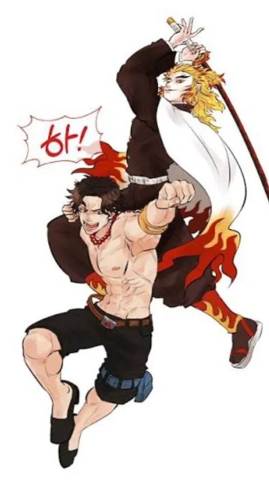 ai character: KNY x OP background