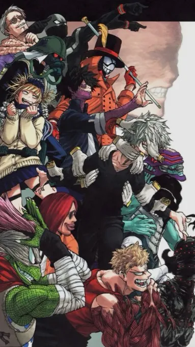 ai character: MHA-Villians background