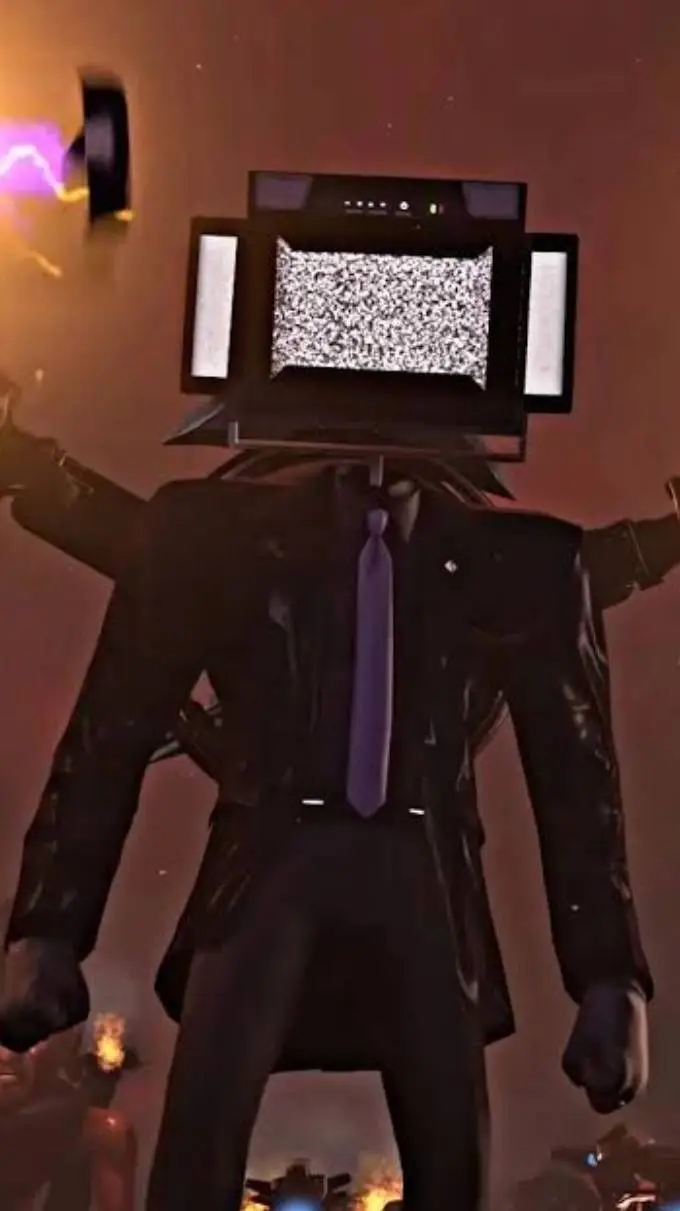 ai character: Large Tv Man 3.0 background