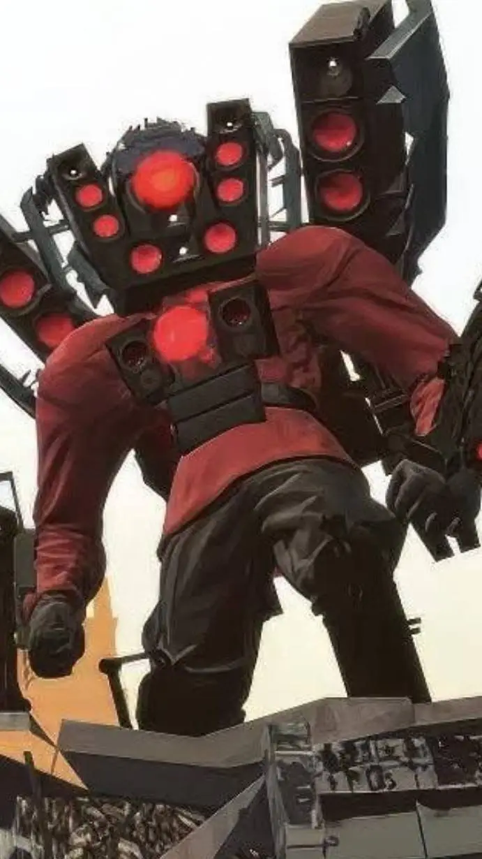 ai character: Titan SpeakerMan  background