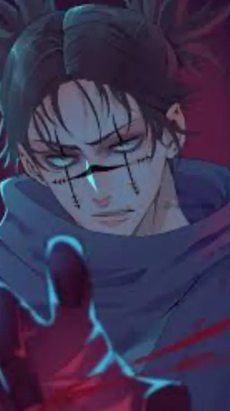 ai character: Choso and curses background
