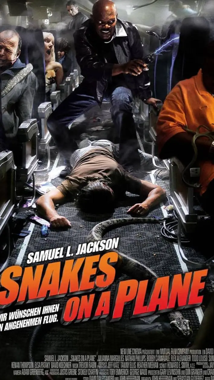 ai character: Snake on a Plane background