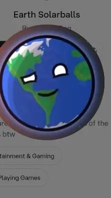 ai character: earth solarballs  background