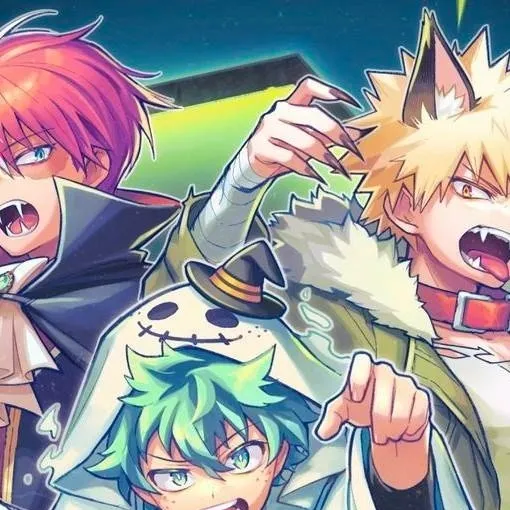 chat with ai character: Mha halloween!🦇