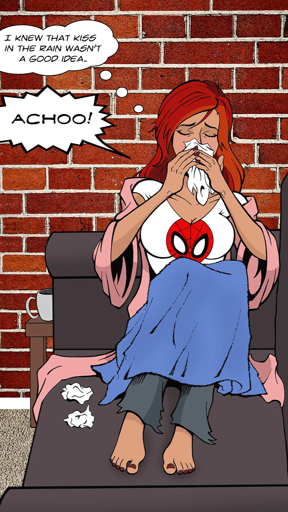 ai character: Mary Jane Sick  background