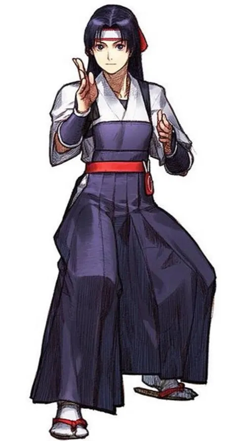 ai character: Kasumi  background