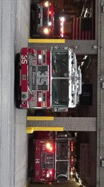 ai character: FDNY E-35,TL-14 background