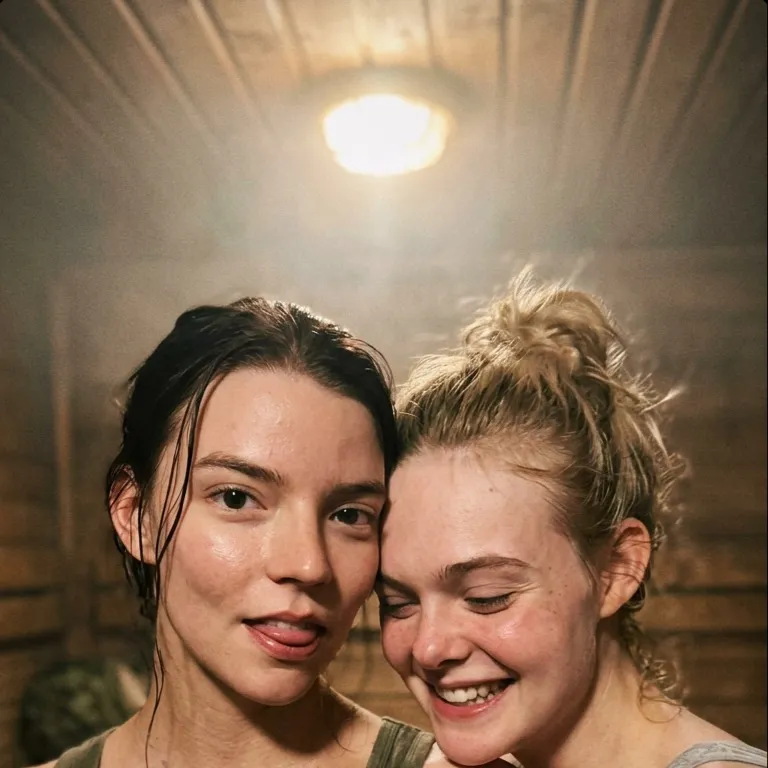 chat with ai character: Elle Fanning bath