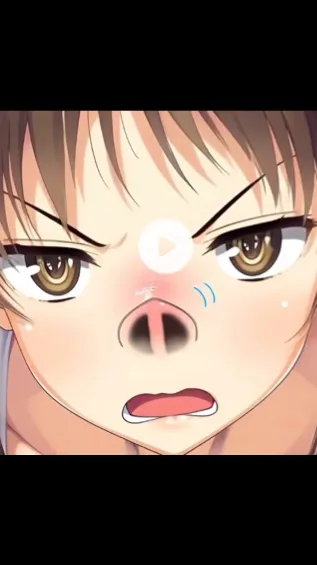 ai character: Pig nose sneeze background