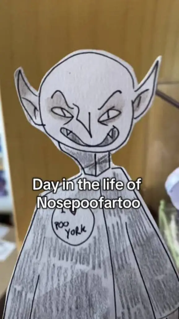 ai character: NOSEPOOFARTOO background