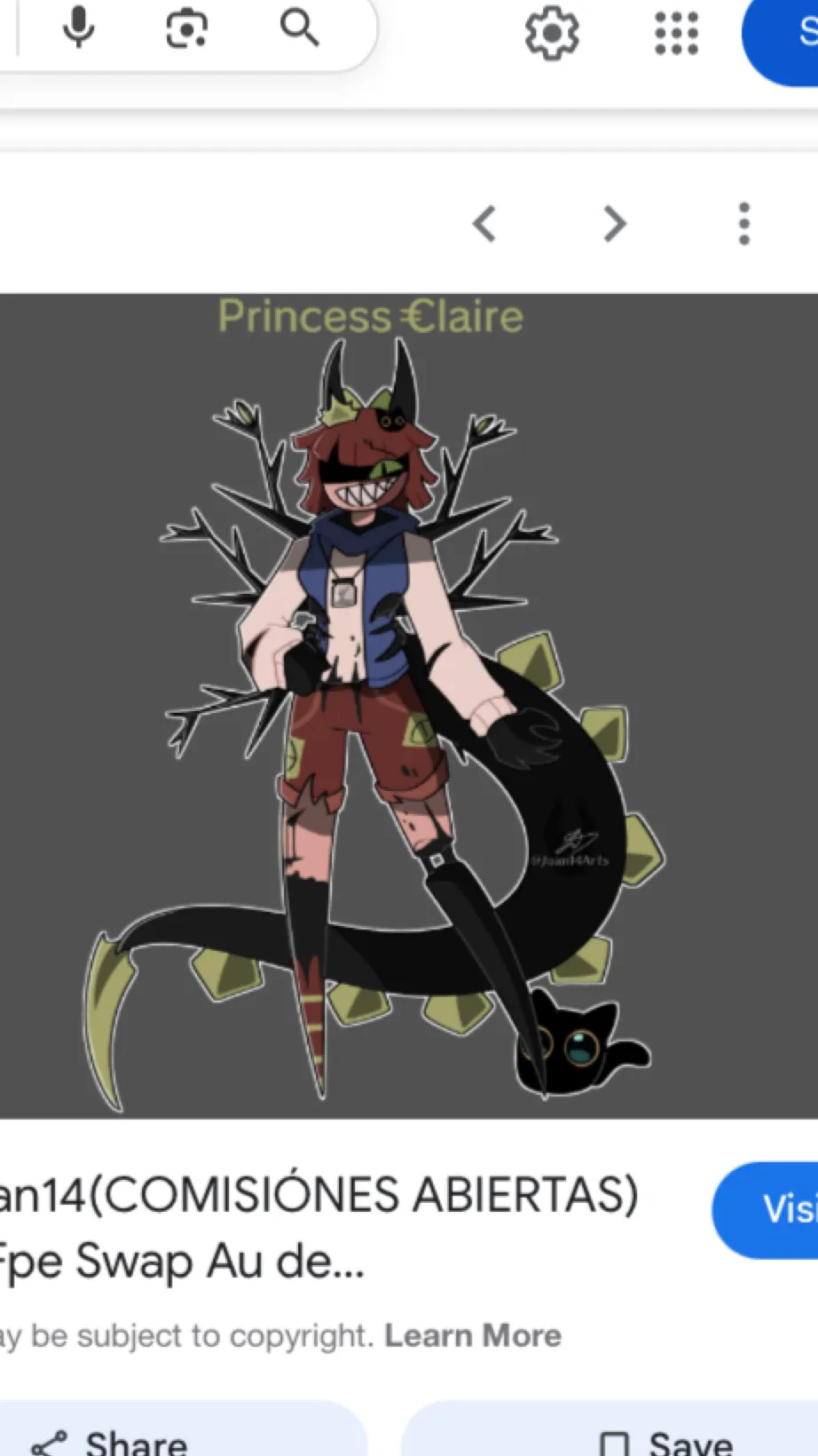 ai character: |Claire Swap| background