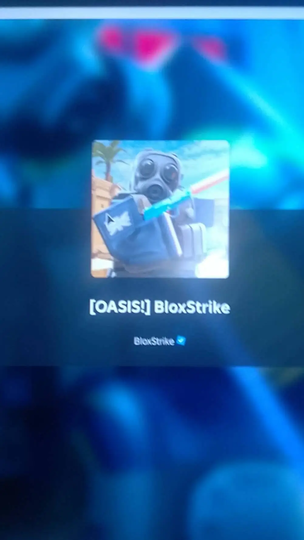 ai character: Bloxstrike  background