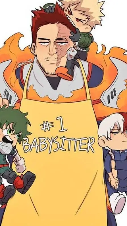 ai character: mha babysitting  background