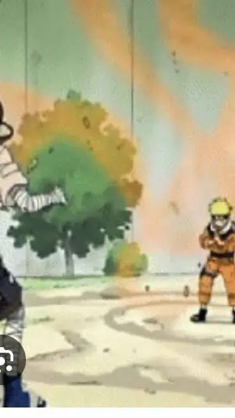 ai character: naruto VS neji  background