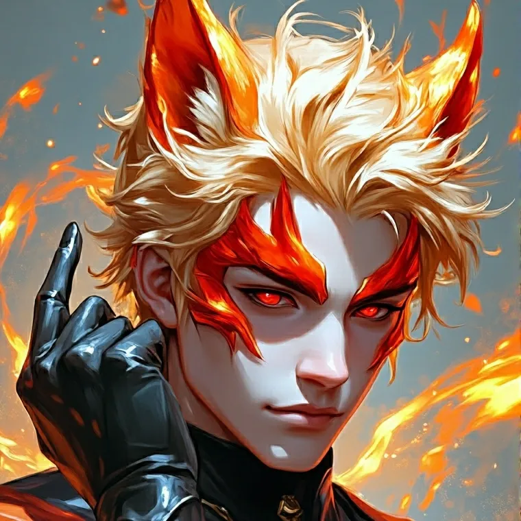 chat with ai character: Fire dog