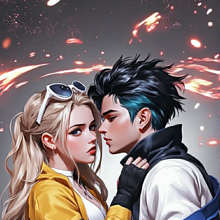 chat with ai character: Lukloe first kiss